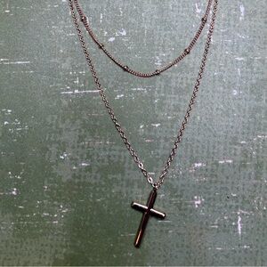 Elegant gold plated  Cross Necklace